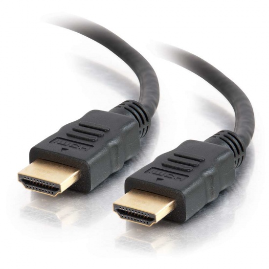 C2G HDMI Cable with Ethernet HDMI Male to HDMI Male 2m (6ft) Black Image