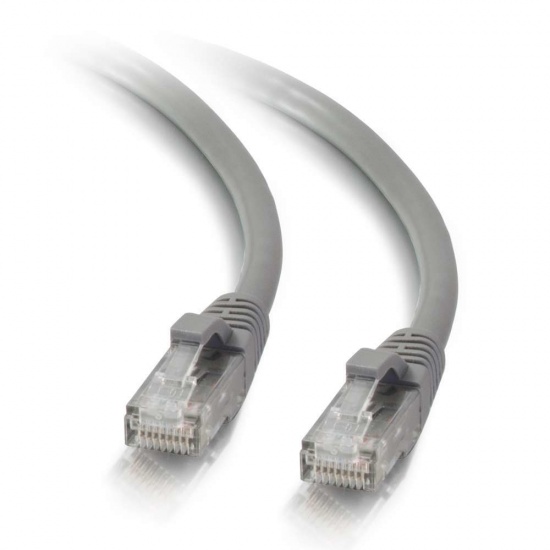 C2G 2m Cat5e Snagless Booted Unshielded (UTP) Network Patch Cable Grey Image