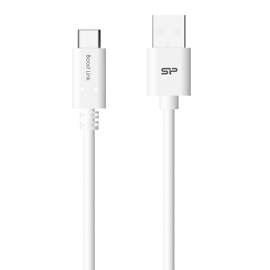 Silicon Power USB-A to USB-C Cable 100cm White Boost Link PVC LK10AC Image