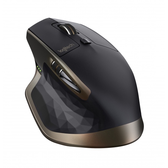 Logitech MX Master RF Wireless+Bluetooth Laser 1000 DPI Right-hand Black Mouse Image