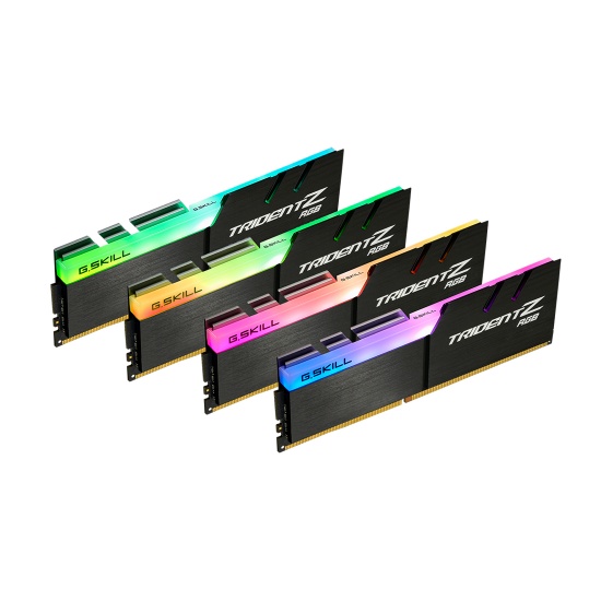 128GB G.Skill DDR4 TridentZ RGB 3200Mhz PC4-25600 CL16 1.35V Quad Channel Kit (4x32GB) Image