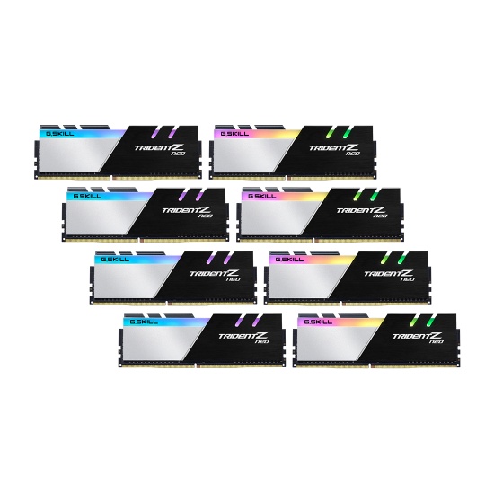 256GB G.Skill Trident Z Neo DDR4 3200MHz PC4-25600 CL16 RGB Octuple Channel Kit (8x 32GB) Image