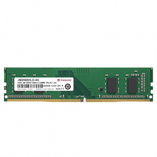 4GB Transcend JetRAM DDR4 2666MHz PC4-21300 CL19 Desktop Memory Module Image