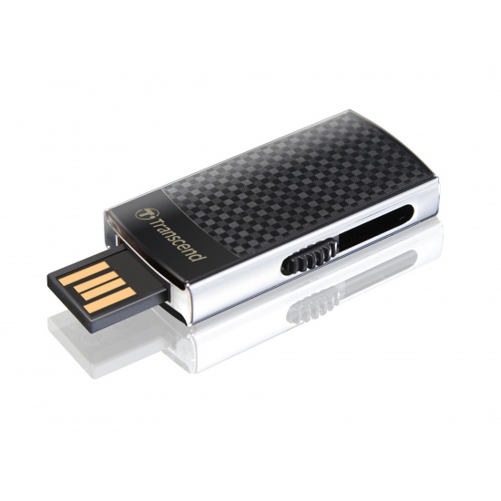 32GB Transcend JetFlash 560 USB2.0 Flash Drive - Checkerboard Black Image