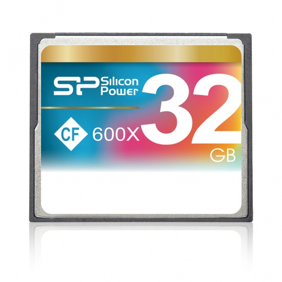 32GB Silicon Power CF Compact Flash 600X Speed Memory Card Image