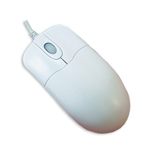 Seal Shield Silver Storm Medical Grade Optical Mouse 800 DPI - White Image
