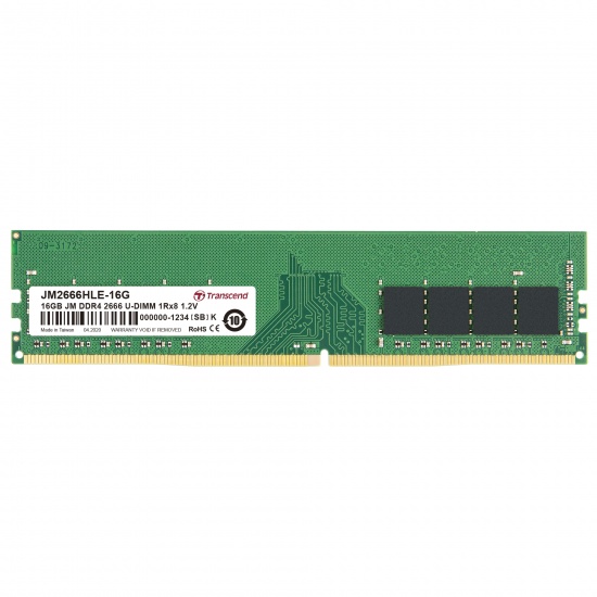 16GB Transcend JetRAM DDR4 2666MHz PC4-21300 CL19 Desktop Memory Module Image