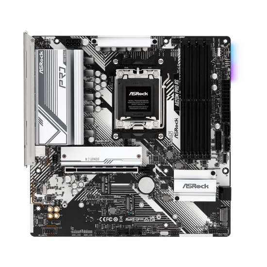 ASRock A620M Pro RS AMD AM5 DDR5 Micro ATX Motherboard Image