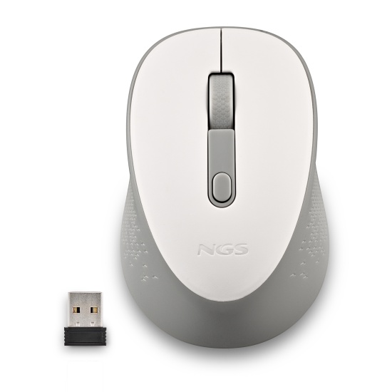 NGS Dew, 2.4Ghz Wireless Silent Mouse, White Image
