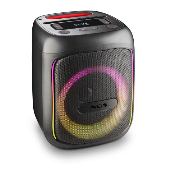 NGS Wild Swag Go, 80W Portable and Wirelsss BT Speaker with LED Lights Image NGS Wild Swag Go, 80W Portable and Wirelsss BT Speaker with LED Lights Image