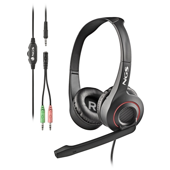 NGS MSX-10 PRO, Wired Stereo Headset with Microphone Image