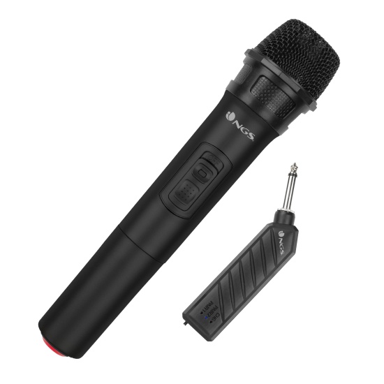 NGS Singer Air, Wireless Microphone VHF, 261.8Mhz with 6.3mm Jack Image NGS Singer Air, Wireless Microphone VHF, 261.8Mhz with 6.3mm Jack Image
