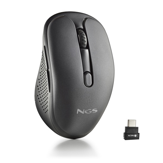 NGS Evo Jot, Wireless Rechargeable USB-C Mouse with Multimode Connection Image NGS Evo Jot, Wireless Rechargeable USB-C Mouse with Multimode Connection Image