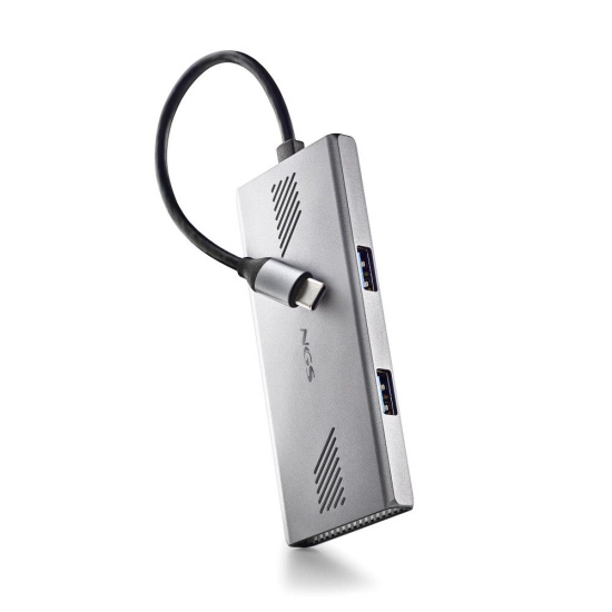 NGS Wonderduo-C USB-C Hub, 4-Port Expansion for USB-C & USB-A Devices Image