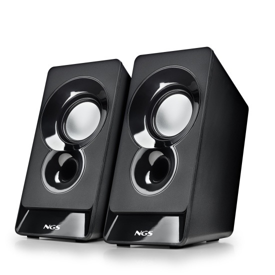 NGS SB 210 12W USB-Powered Multimedia Speakers with Volume Control, Black Image NGS SB 210 12W USB-Powered Multimedia Speakers with Volume Control, Black Image