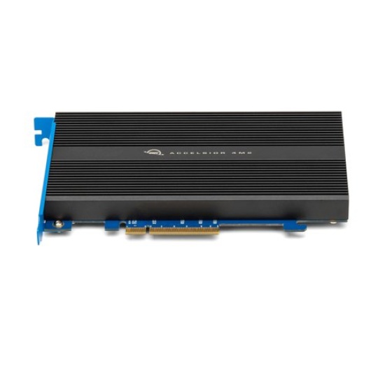 OWC Accelsior 4M2 PCIe M.2 NVMe SSD Expansion Card, 0GB No Drives Included Image
