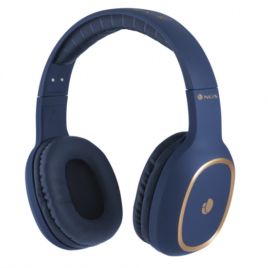 NGS Artica Envy Wireless BT Headphones - Blue Image