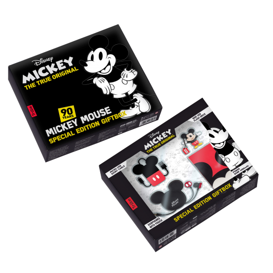 Disney Mickey Mouse Gift Set - includes Earphones, 16GB USB Drive, 4000mAh Powerbank, USB Cable Image