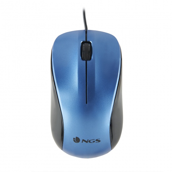 NGS Wired Optical Mouse 1200 DPI - Crew Blue Image