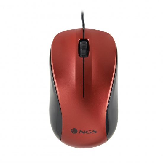 NGS Wired Optical Mouse 1200 DPI - Crew Red Image