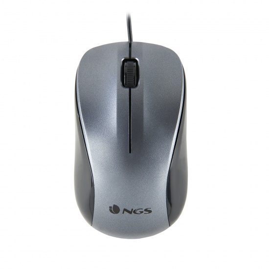 NGS Wired Optical Mouse 1200 DPI - Crew Grey Image