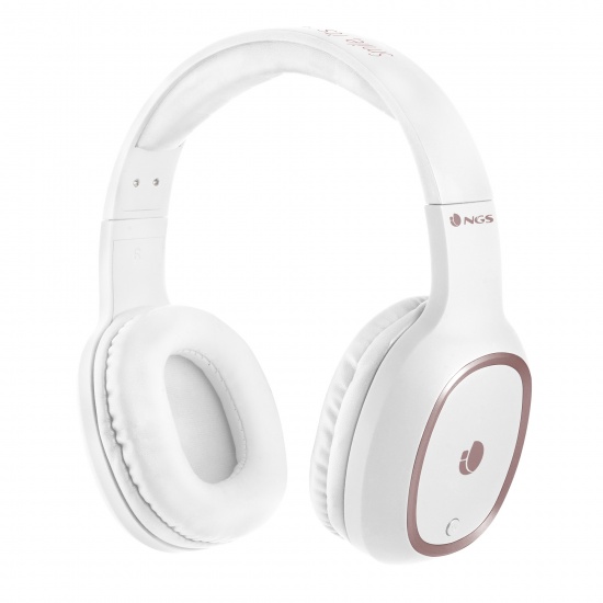 NGS Artica Pride Wireless BT Headphones - White Image