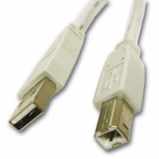 C2G 3M USB2.0 A TO B CABLE WHITE Image