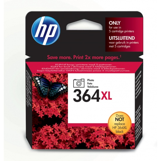 HP 364XL High Yield Photo Original Black Ink Cartridge Image