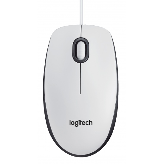 Logitech B100 Optical Mouse White Image