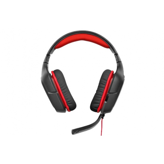 Logitech G230 Gaming Headset 3.5mm Circumaural Black and Red Image