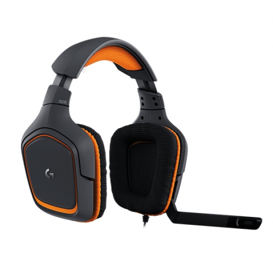 Logitech G231 Prodigy Gaming Headset 3.5mm Circumaural Black and Orange Image