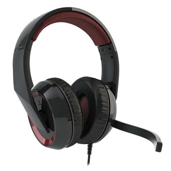 Corsair Raptor HS40 Gaming Headset 3.5mm Circumaural Black and Red Image
