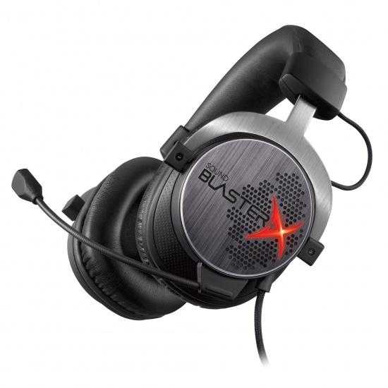 Creative Labs Sound BlasterX H7 Gaming Headset 3.5mm Circumaural Black Image