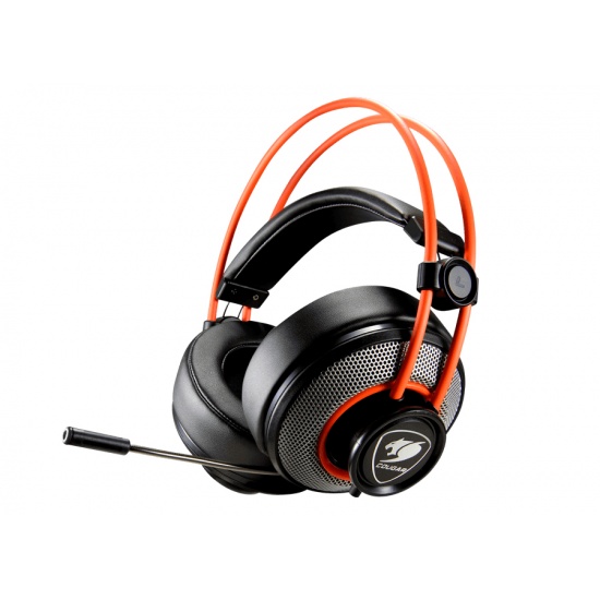 Cougar Immersa Gaming Headset 3.5mm Circumaural  Black and Orange Image