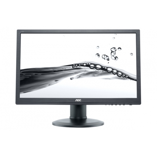 AOC e2460Phu 24-inch Full HD Black Computer Monitor Image