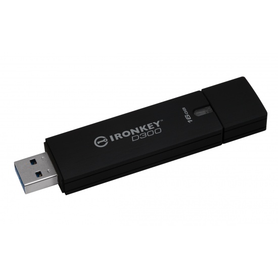 16GB Kingston Ironkey D300 USB3.0 Flash Drive Image