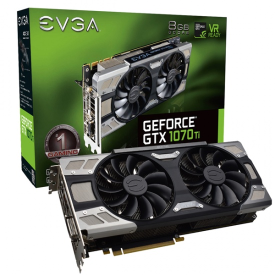 EVGA GeForce GTX 1070 8GB GDDR5 Graphics Card Image