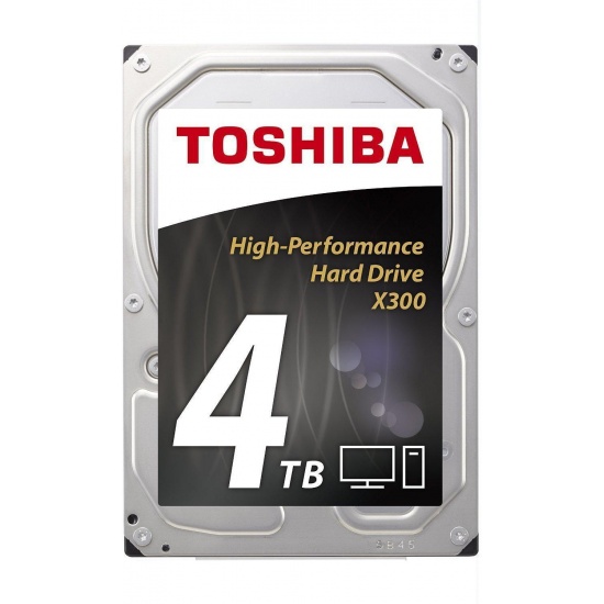4TB Toshiba X300 3.5-inch SATA 6Gbps Internal Serial Hard Drive Image