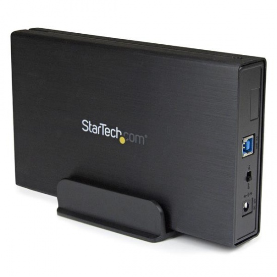 StarTech S3510BMU33 3.5-inch External Hard Drive Enclosure - Black Image