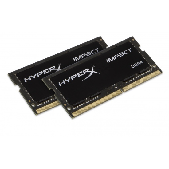 32GB Kingston HyperX Impact PC4-19200 DDR4 2400MHz CL14 SO-DIMM Laptop Memory Kit (2x 16GB) Image