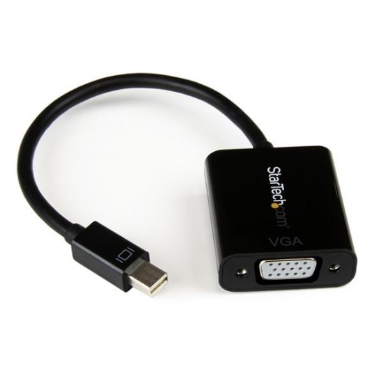 StarTech Mini DisplayPort 1.2 to VGA Video Adapter Converter - Black Image
