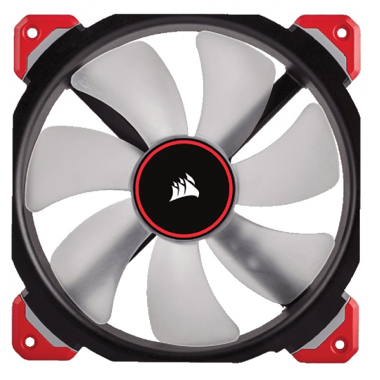 Corsair ML140 PRO 140mm Computer Case Fan with Red LED Image