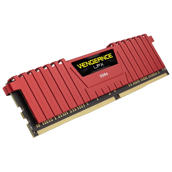 8GB Corsair Vengeance LPX DDR4 2666MHz CL16 Memory Module - Red Image