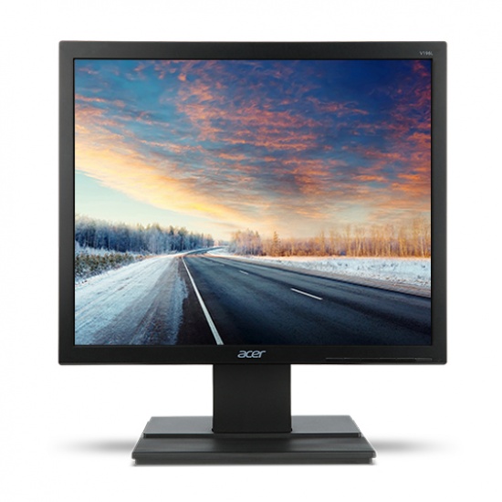 Acer V6 V196LB 19-inch Flat Black Computer Monitor LED Display Image