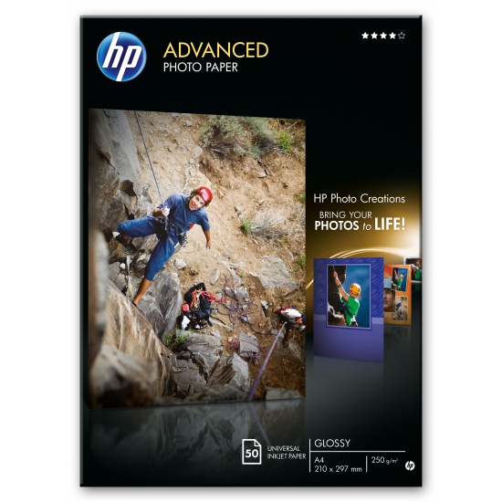 HP Advanced 4x6 Glossy Photo Paper - 50 Sheets Image