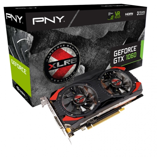 PNY GeForce GTX 1060 XLR8 Gaming 6GB GDDR5 Graphics Card Image