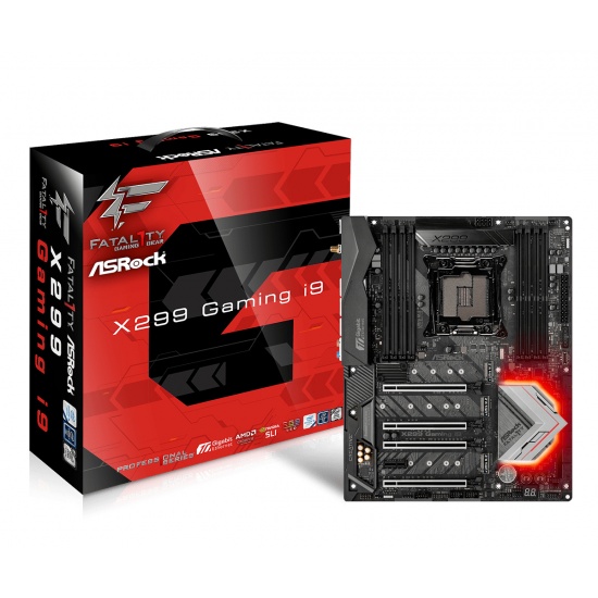 Asrock Fatal1ty Professional Gaming i9 XE Intel X299 DDR4-SDRAM Motherboard Image