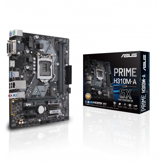 Asus 90MB0WI0-M0EAY0 Prime Intel H310 Micro ATX DDR4-SDRAM Motherboard Image