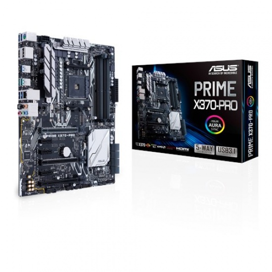 Asus Prime AM4 X370 DDR4-SDRAM Motherboard Image