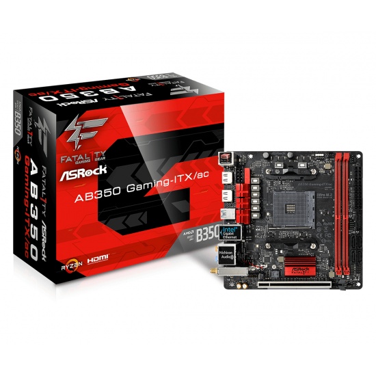 Asrock Fatal1ty Gaming AMD AB350 Mini ITX DDR4-SDRAM Motherboard Image